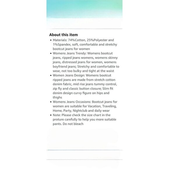 Sunflower Patch Ripped Boyfriend Denim Jeans Size 51 Women's 20 - Picture 9 of 13